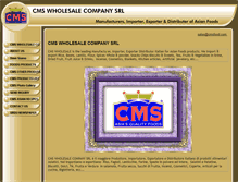 Tablet Screenshot of cmsfood.com